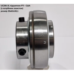 UC206-3L підшипник PTI - США 30х62х38,1 (з потрійним захистом) UC206-3L підшипник PTI - США 30х62х38,1 (з потрійним захистом)