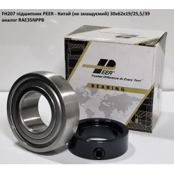 FH207 підшипник PEER - Китай (не змащуємий) 35х72х19