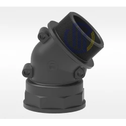 2" коліно 45 град. різьба внутрішня / зонішня ARAG 127077 2" коліно 45 град. різьба внутрішня / зонішня ARAG 127077