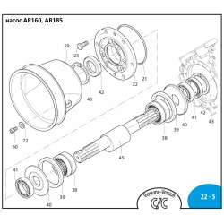 AR160 кільце шатуна Annovi Reverberi 750130 AR185, AR215, AR250, AR280 AR160 кільце шатуна Annovi Reverberi 750130 AR185, AR215, AR250, AR280