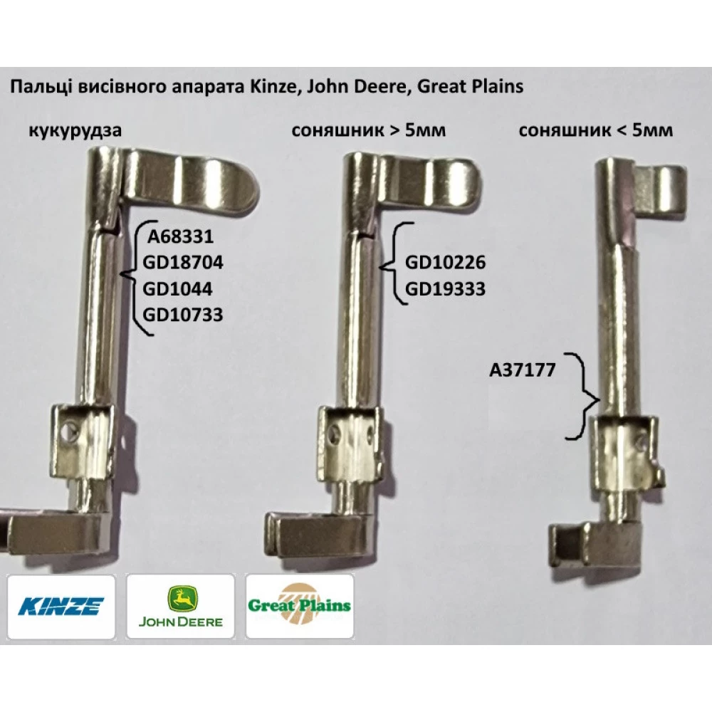 Палець висівнго апарату (кукурудза) GD10733 Kinze
