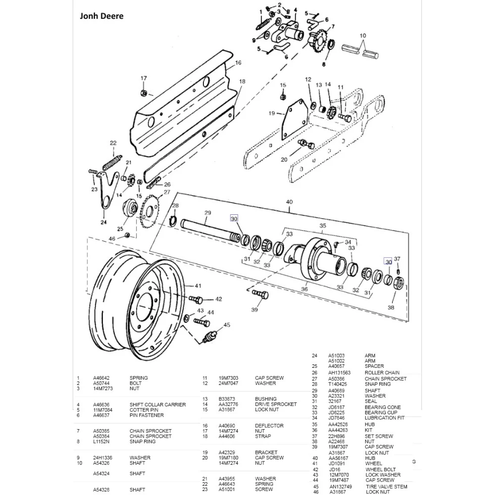 Подшипник конический John Deere JD8187 / JD8225  (LM67048/10)