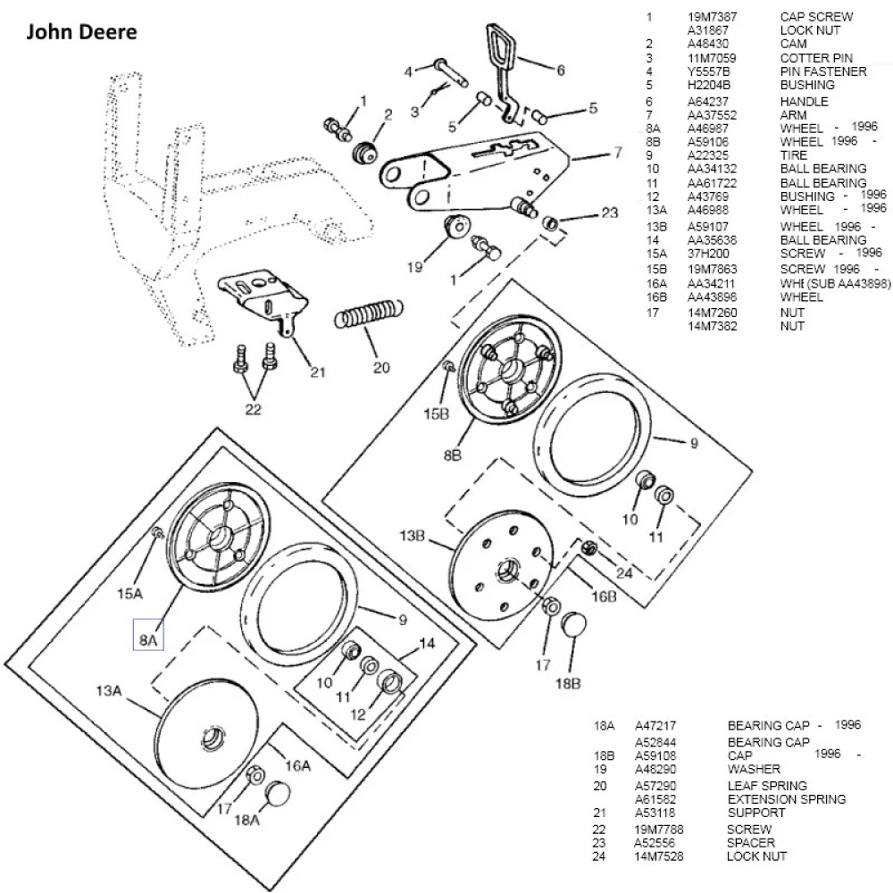 Подшипника AA34132 John Deere
