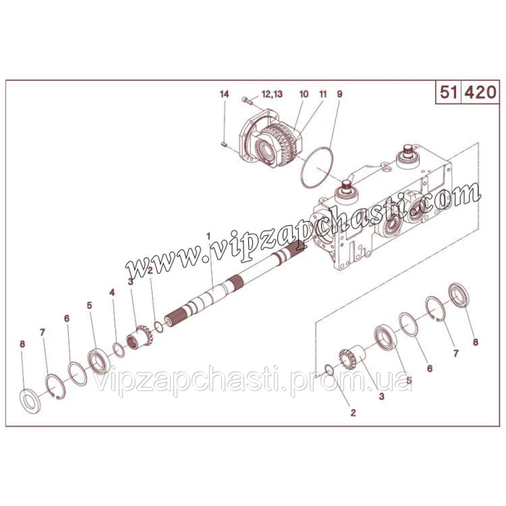 Привод у зборі Geringhoff Mais Star 502706