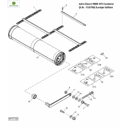 Транспортер похилої камери John Deere 9880 AH217634 Транспортер похилої камери John Deere 9880 AH217634