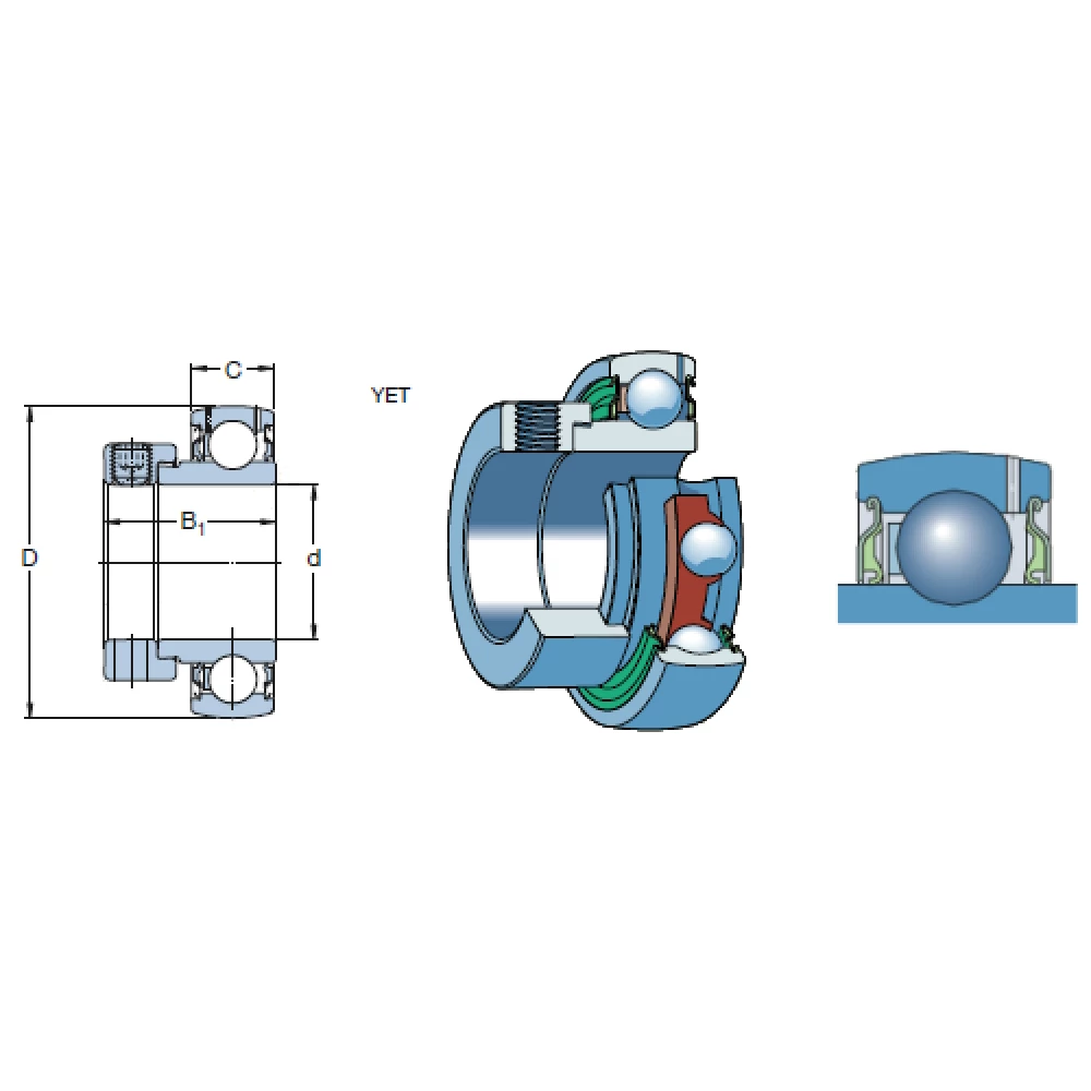 233976.0 підшипник Claas GRAE50RRB SKF