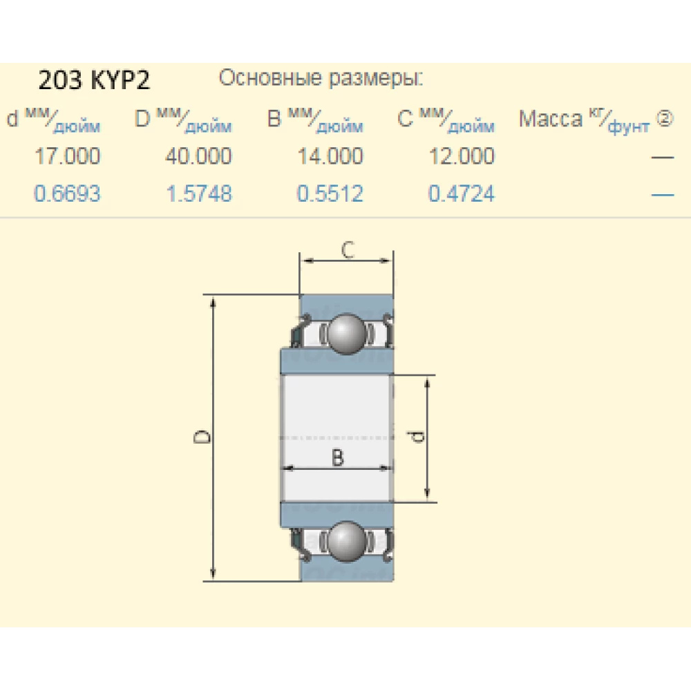 Підшипник AA61722 John Deere 203KYP2 NTE - Словаччина