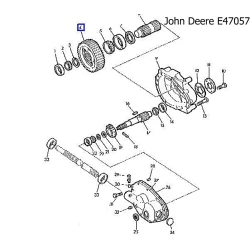 Шестерня редуктора John Deere, E47057