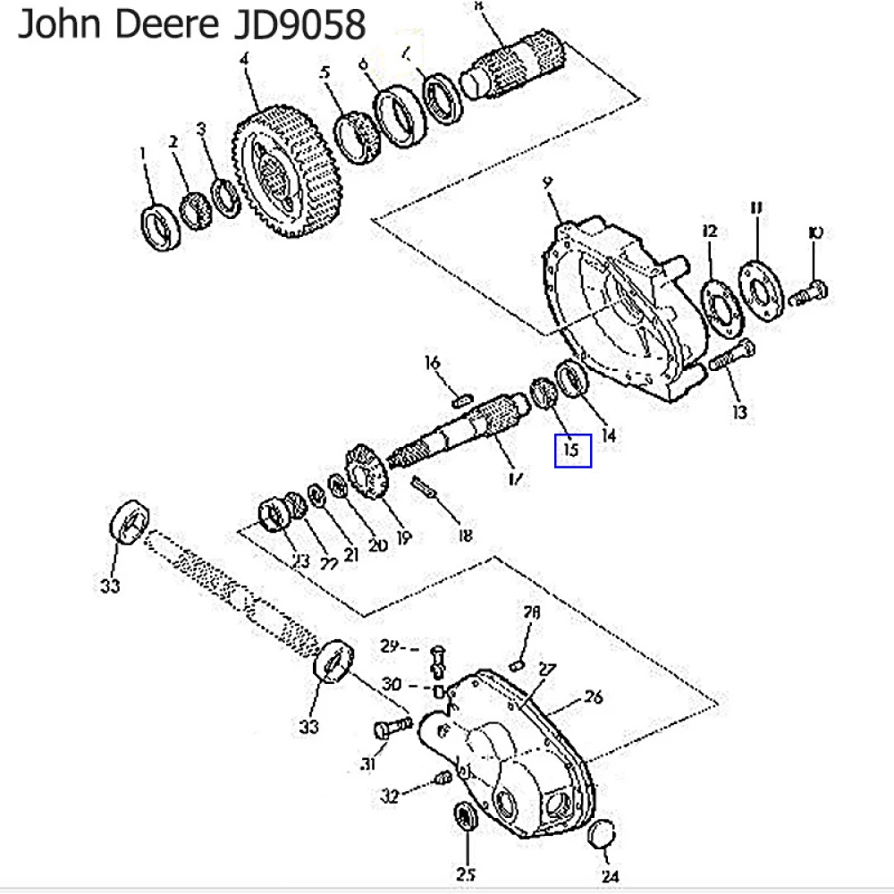 Подшипник John Deere JD9058