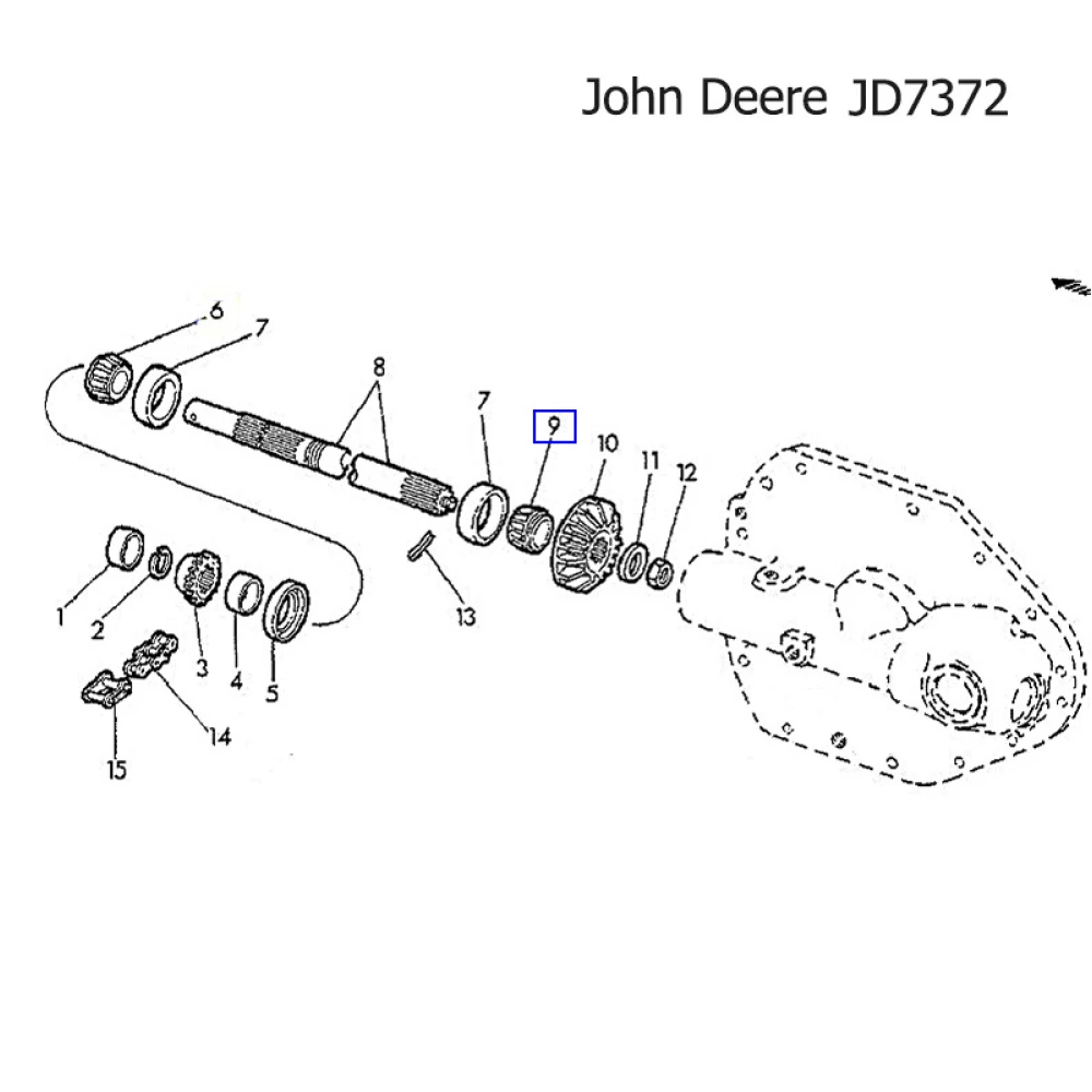 Подшипник John Deere JD7372
