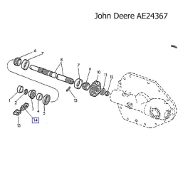 Цепь роликовая John Deere AE24367 Цепь роликовая John Deere AE24367