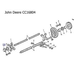 Кришка підшипника John Deere CC16804 Кришка підшипника John Deere CC16804