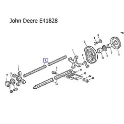 Вал підбірника John Deere E41828