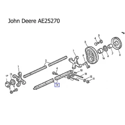 Планка кріплення John Deere AE25270 Планка кріплення John Deere AE25270