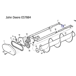 Втулка шнека John Deere E57884