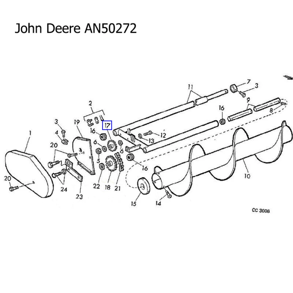 Зірочка John Deere AN50272