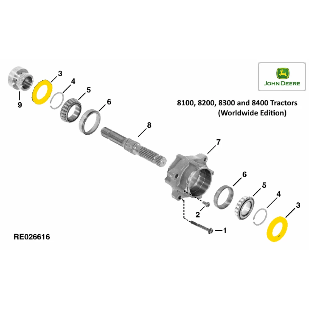 Ущільнення RE60467 John Deere