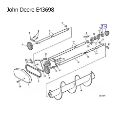 Шестерня приводная John Deere E43698