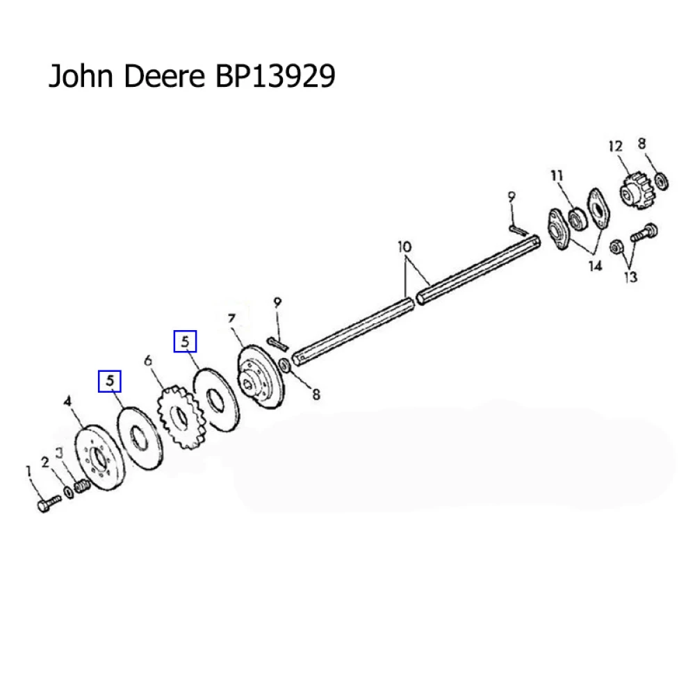 Підкладка John Deere BP13929