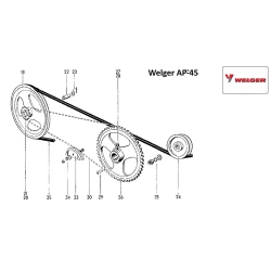 Шкив приводной Welger AP-45, 1115.41.01.09 Шкив приводной Welger AP-45, 1115.41.01.09