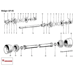 Хрестовина карданного вала Welger AP-45, 22.00.00