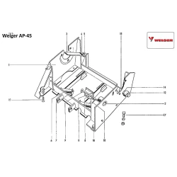 Стіл в“язального апарату (корпус) Welger AP- 45, 1115.29.01.00 Стіл в“язального апарату (корпус) Welger AP- 45, 1115.29.01.00