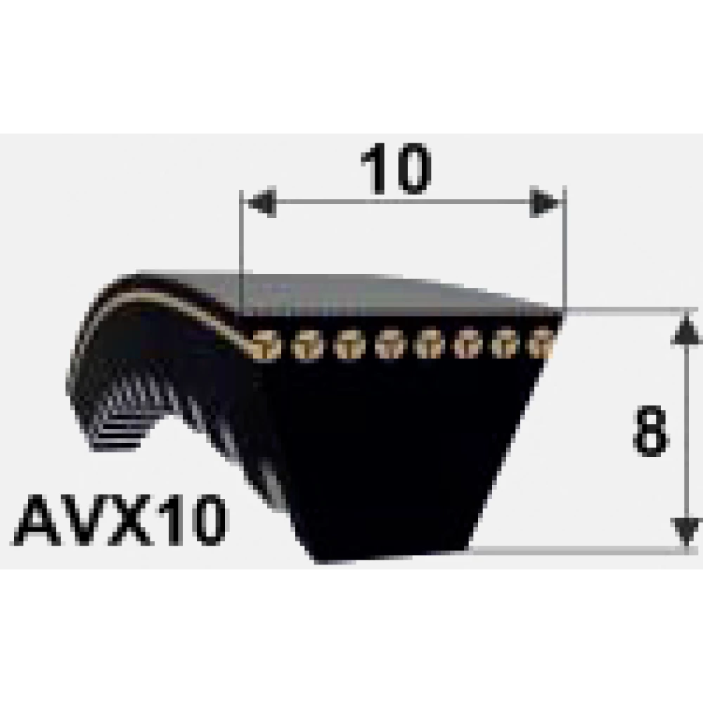 Ремінь зубчастий AVX10