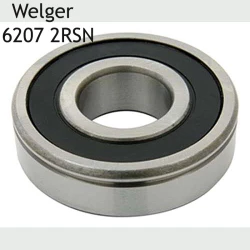 Подшипник Welger 6207 2RSN (з канавкою) KINEX (Словаччина)