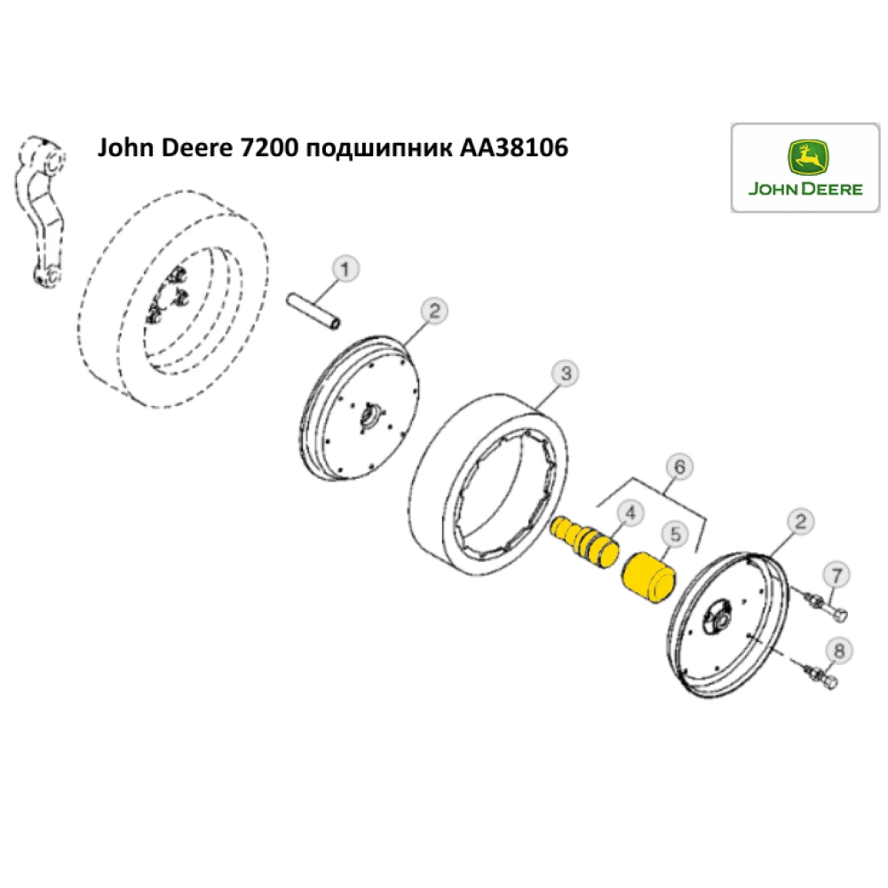 Подшипник John Deere AA38106