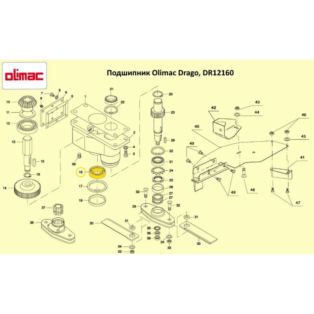 Подшипник Olimac Drago DR12160 аналог 6305