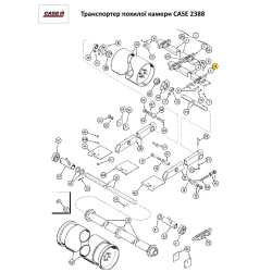 Ланцюг транспортера похилої камери CASE 2388, бічна 118661A1