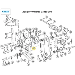 Цепь 40 Kinze, G3310-100