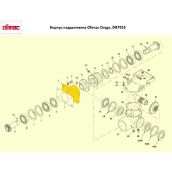 Корпус подшипника Olimac Drago, DR7020 Корпус подшипника Olimac Drago, DR7020