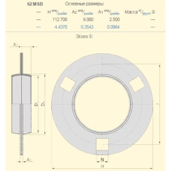 939461R1 корпус подшипника CASE аналог 62MSB, PF206 SNR