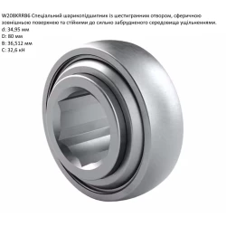 Подшипник John Deere AE37204 аналог W208KRRB6 PEER