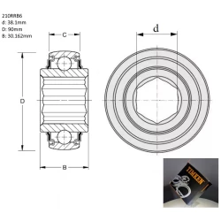 Подшипник John Deere AE42880 аналог 210RRB6 TIMKEN