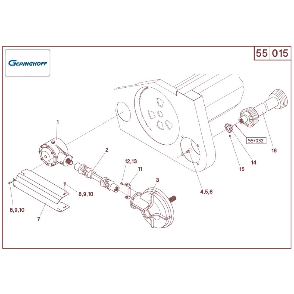 Звездочка Z-19 Geringhoff Rota Disc 030104