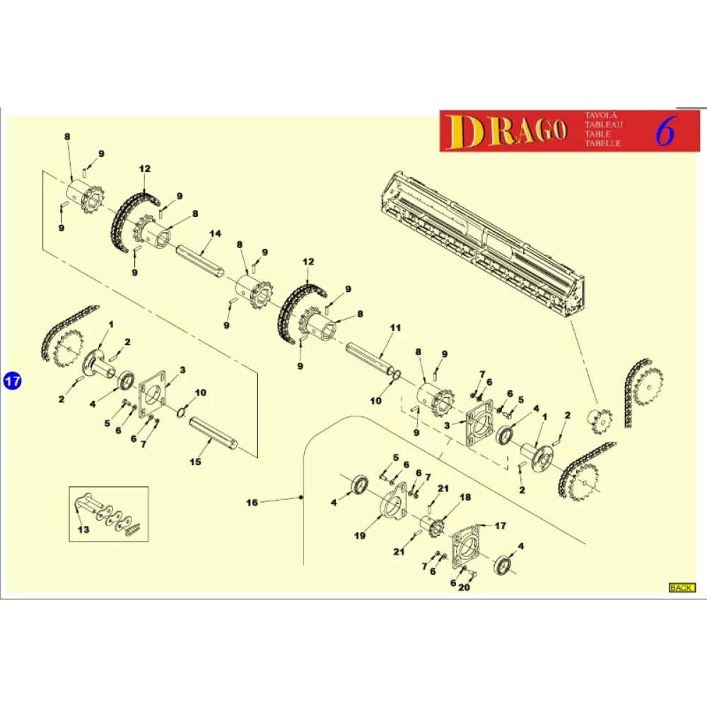 Зірочка Z-12, L-80, DF6190 Olimac Drago