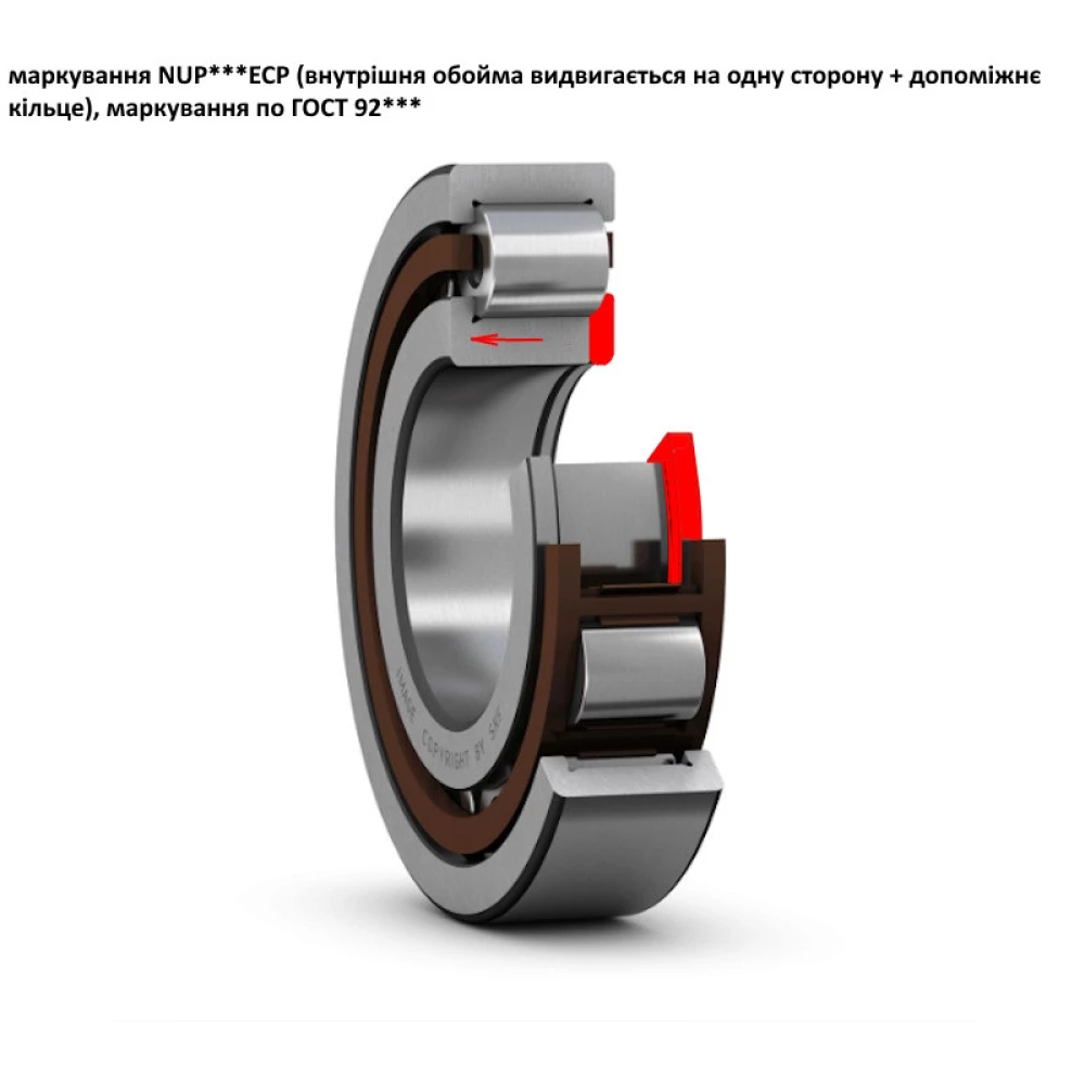 1117309 підшипник аналог NUP307