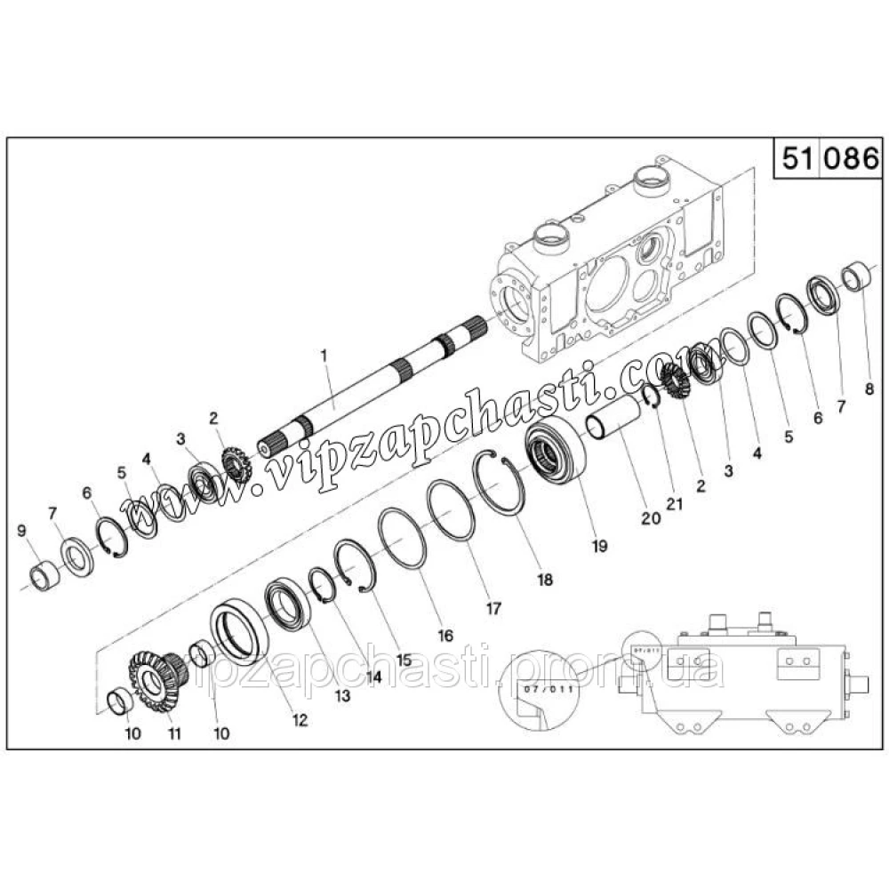 Комплект шестерней Geringhoff RD 502032