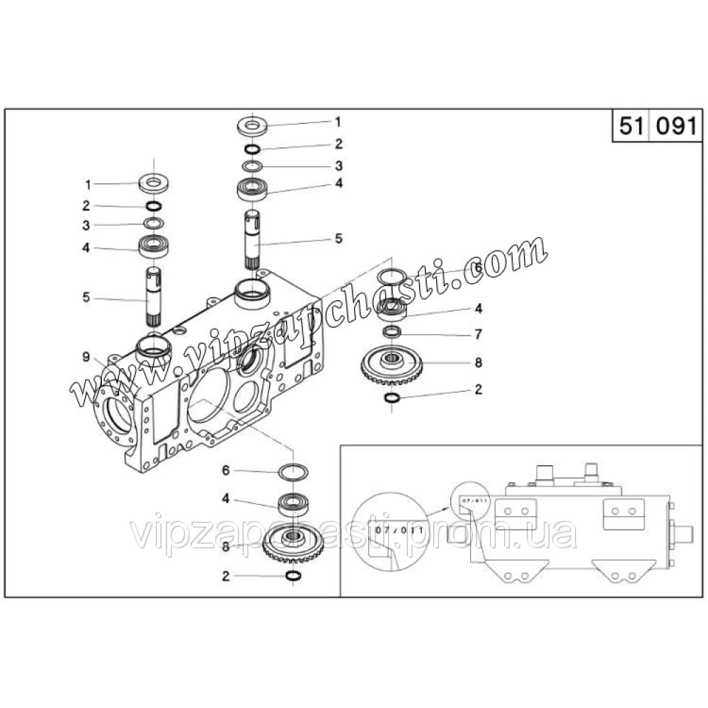 Комплект шестерней Geringhoff RD 502032