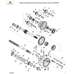 Підшипник редуктора реверсу похилої камери John Deere, AH213106 аналог 6216 ZNRC3 Підшипник редуктора реверсу похилої камери John Deere, AH213106 аналог 6216 ZNRC3