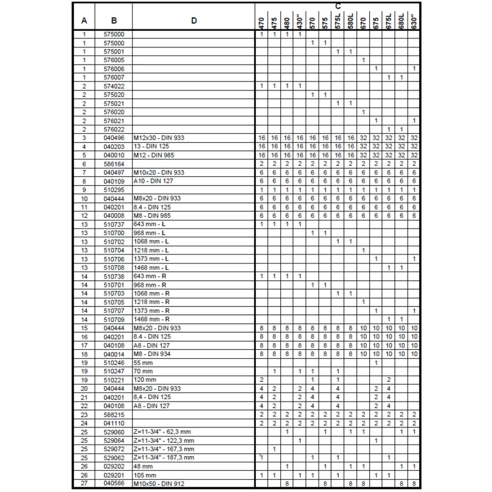 Зірочка натяжна Z-13 Gerringhoff PCA, 030021