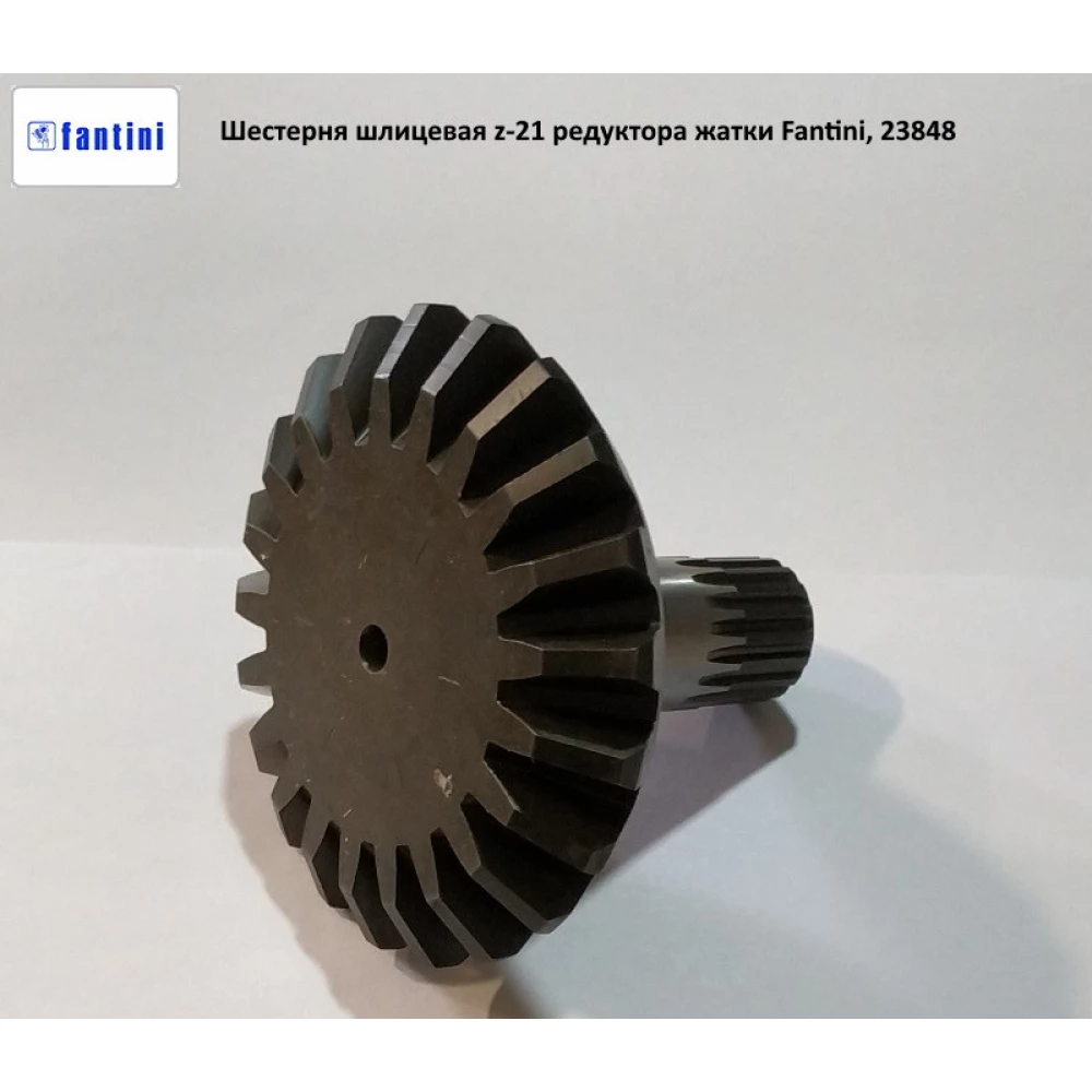 Шестірня шліцьова z-21 редуктора жатки Fantini, 23848
